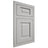 Shiloh Cabinetry Flush Inset Square Raised Paintable Unusual Gray Door