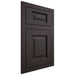 Shiloh Cabinetry Flush Inset Square Raised Poplar Plain Cut Carbon Door
