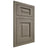 Shiloh Cabinetry Flush Inset Square Raised Poplar Plain Cut Sterling Door