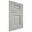 Shiloh Cabinetry Flush Inset Square Raised Poplar Plain Cut Stratus Door