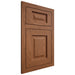 Shiloh Cabinetry Flush Inset Square Raised Red Oak Plain Cut Braun Door