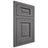 Shiloh Cabinetry Flush Inset Square Raised Red Oak Plain Cut Cadet Door
