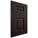 Shiloh Cabinetry Flush Inset Square Raised Red Oak Plain Cut Espresso Door