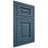Shiloh Cabinetry Flush Inset Square Raised Red Oak Plain Cut Hudson Door