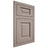 Shiloh Cabinetry Flush Inset Square Raised Red Oak Plain Cut Sterling Door