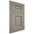 Shiloh Cabinetry Flush Inset Square Raised Red Oak Plain Cut Thyme Door