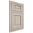 Shiloh Cabinetry Flush Inset Square Raised Walnut Plain Cut Seagull Door