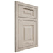 Shiloh Cabinetry Flush Inset Square Raised Walnut Plain Cut Seagull Door