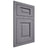 Shiloh Cabinetry Flush Inset Square Raised White Oak Plain Cut Cadet Door