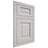 Shiloh Cabinetry Flush Inset Square Raised White Oak Plain Cut Cotton Door