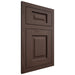 Shiloh Cabinetry Flush Inset Square Raised White Oak Plain Cut Dusk Door