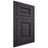 Shiloh Cabinetry Flush Inset Square Raised White Oak Plain Cut Harbor Door