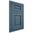 Shiloh Cabinetry Flush Inset Square Raised White Oak Plain Cut Hudson Door