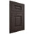 Shiloh Cabinetry Flush Inset Square Raised White Oak Plain Cut Morel Door