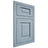 Shiloh Cabinetry Flush Inset Square Raised White Oak Plain Cut Sky Door