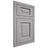 Shiloh Cabinetry Flush Inset Square Raised White Oak Plain Cut Stratus Door