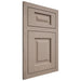 Shiloh Cabinetry Flush Inset Square Raised White Oak Plain Cut Whitewash Door