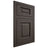 Shiloh Cabinetry Flush Inset Square Raised White Oak Quarter Sawn Creekside Door
