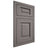 Shiloh Cabinetry Flush Inset Square Raised White Oak Quarter Sawn Flagstone Door