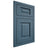 Shiloh Cabinetry Flush Inset Square Raised White Oak Quarter Sawn Hudson Door