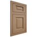 Shiloh Cabinetry Flush Inset Square Raised White Oak Quarter Sawn Natural Door