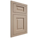 Shiloh Cabinetry Flush Inset Square Raised White Oak Quarter Sawn Straw Door