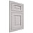 Shiloh Cabinetry Flush Inset Square Raised White Oak Rift Cut Cotton Door