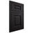 Shiloh Cabinetry Flush Inset Square Raised White Oak Rift Cut Espresso Door