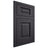 Shiloh Cabinetry Flush Inset Square Raised White Oak Rift Cut Harbor Door