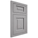 Shiloh Cabinetry Flush Inset Square Raised White Oak Rift Cut Stratus Door