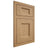 Shiloh Cabinetry Flush Inset Statesville Alder Plain Cut Natural Door