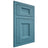Shiloh Cabinetry Flush Inset Statesville Hickory Plain Cut Aqua Door