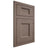 Shiloh Cabinetry Flush Inset Statesville Poplar Plain Cut River Rock Door