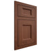Shiloh Cabinetry Flush Inset Statesville Walnut Plain Cut Rye Door