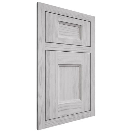 Shiloh Cabinetry Flush Inset Statesville Walnut Plain Cut Stratus Door