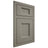 Shiloh Cabinetry Flush Inset Statesville Walnut Plain Cut Thyme Door