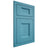 Shiloh Cabinetry Flush Inset Statesville White Oak Plain Cut Aqua Door