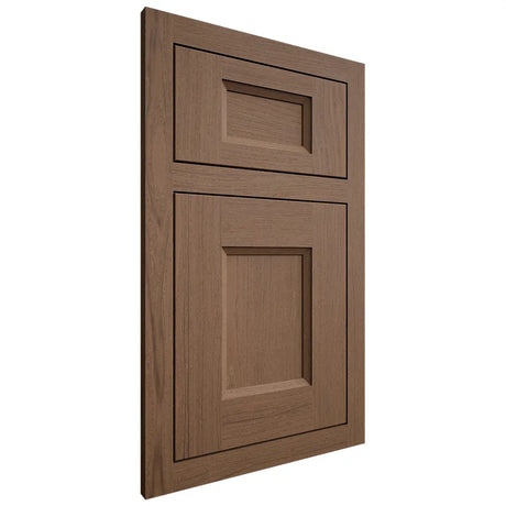 Shiloh Cabinetry Flush Inset Statesville White Oak Plain Cut Autumn Door