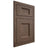 Shiloh Cabinetry Flush Inset Statesville White Oak Plain Cut Mineral Door