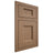 Shiloh Cabinetry Flush Inset Statesville White Oak Quarter Sawn Medium Door