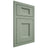Shiloh Cabinetry Flush Inset Statesville White Oak Quarter Sawn Moss Door