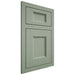 Shiloh Cabinetry Flush Inset Statesville White Oak Quarter Sawn Moss Door