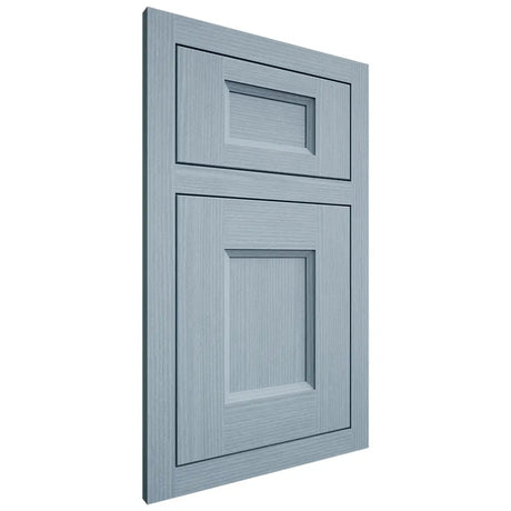 Shiloh Cabinetry Flush Inset Statesville White Oak Rift Cut Sky Door