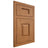 Shiloh Cabinetry Flush Inset Summit Alder Plain Cut Caramel Door