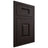 Shiloh Cabinetry Flush Inset Summit Alder Plain Cut Espresso Door