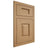 Shiloh Cabinetry Flush Inset Summit Alder Plain Cut Natural Door
