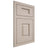 Shiloh Cabinetry Flush Inset Summit Alder Plain Cut White Sands Door