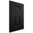 Shiloh Cabinetry Flush Inset Summit Cherry Plain Cut Espresso Door