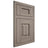 Shiloh Cabinetry Flush Inset Summit Hickory Plain Cut Sterling Door