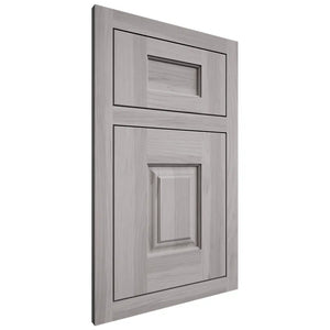 Shiloh Cabinetry Flush Inset Summit Hickory Plain Cut Stratus Door